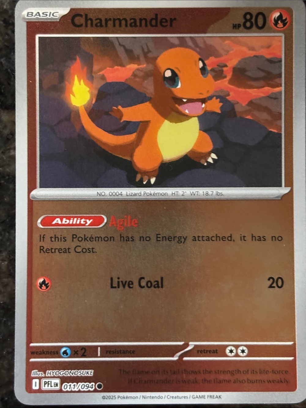 ๐ฅ Charmander Reverse Holo Phantasmal Flames Pokemon Card ๐ฅ